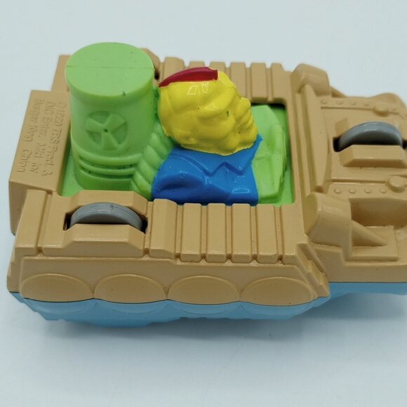 Vintage 1990 Duke Nukem Captain Planet Flip Car Burger King Meal Toy - Picture 9 of 9